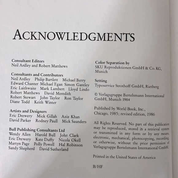 Vintage Physics Today Hardcover The World Book Encyclopedia Of  Science - Picture 3 of 10